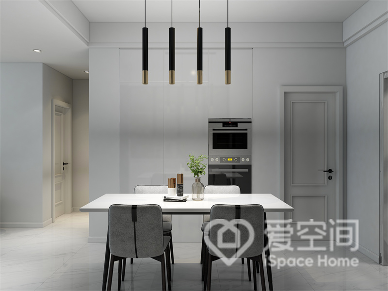 博一小区105㎡三居室现代简约风装修案例