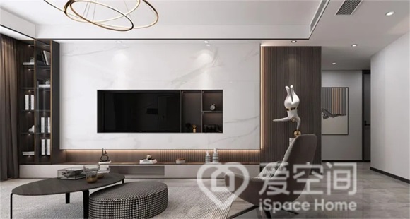 盛世卧龙城126㎡三居室现代简约风装修案例 盛世卧龙城126㎡三居室现代简约风装修案例