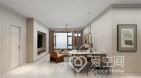 奥森one59㎡一居室现代简约风装修案例 奥森one59㎡一居室现代简约风装修案例