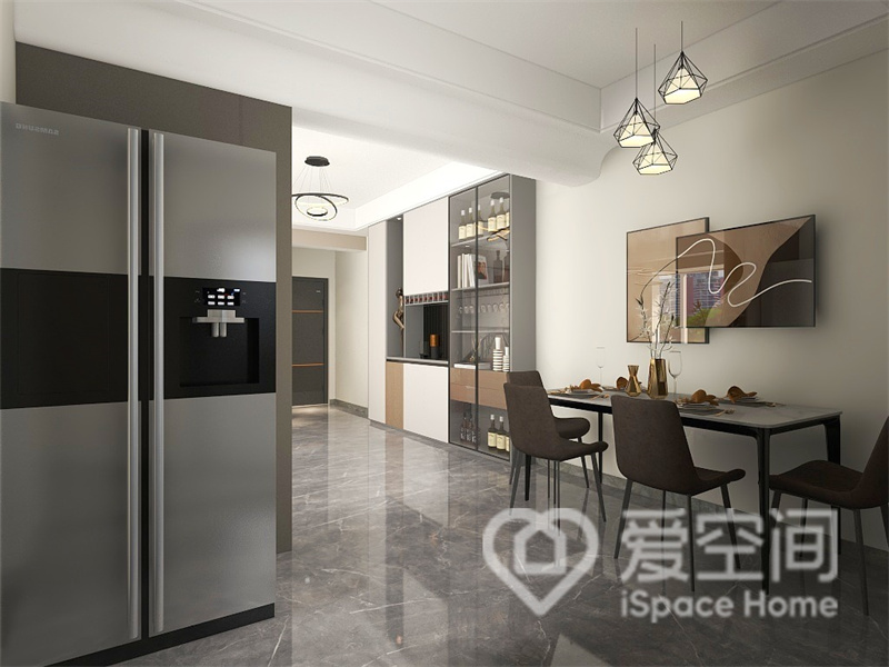 万泉阳光华庭136㎡四居室现代简约风装修案例