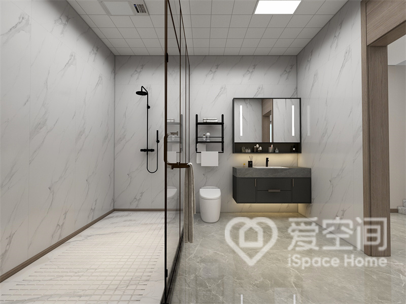 爱空间装饰装修公司卫生间