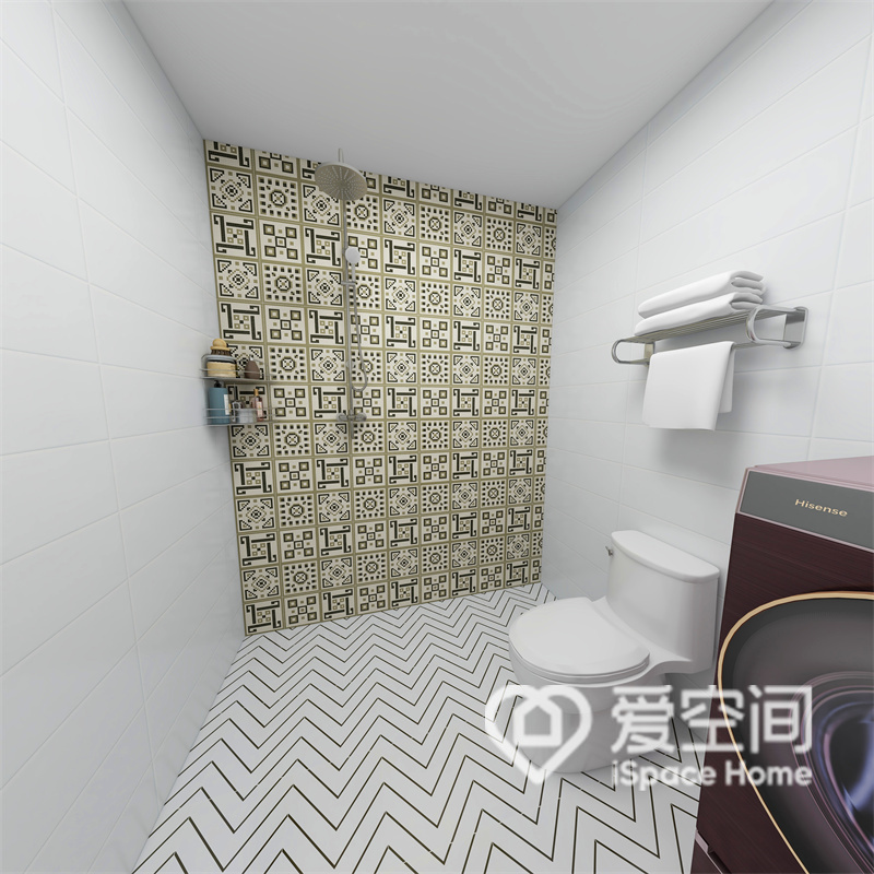 东湖名苑69㎡一居室现代简约风装修案例