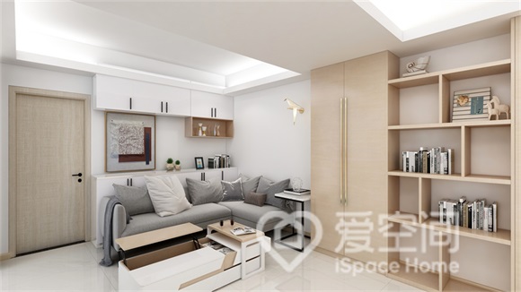 海景花园122㎡三居室现代简约风装修案例 海景花园122㎡三居室现代简约风装修案例