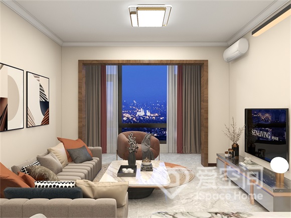 华景新城125㎡三居室现代简约风装修案例 华景新城125㎡三居室现代简约风装修案例